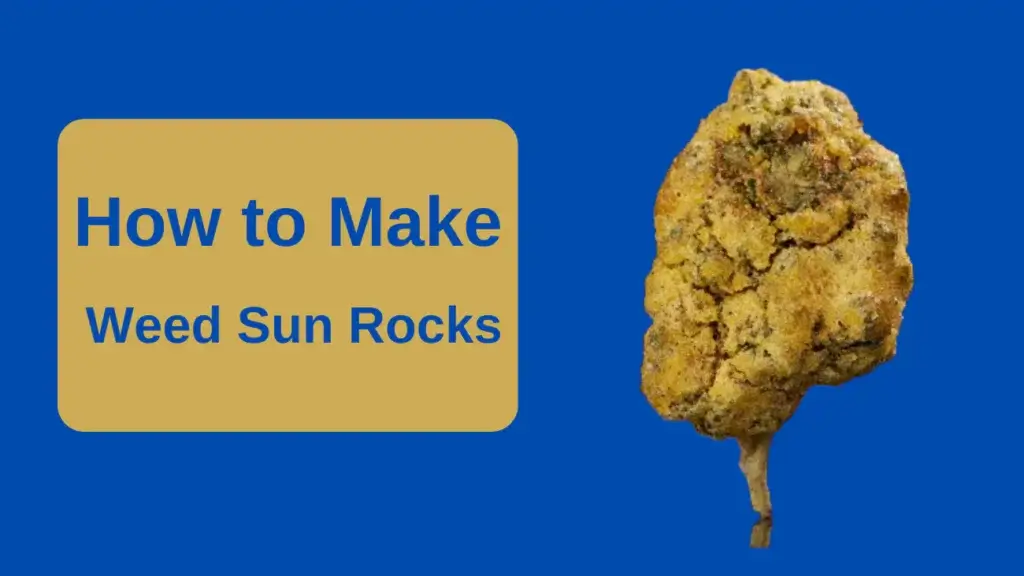 How to make weed sun rocks